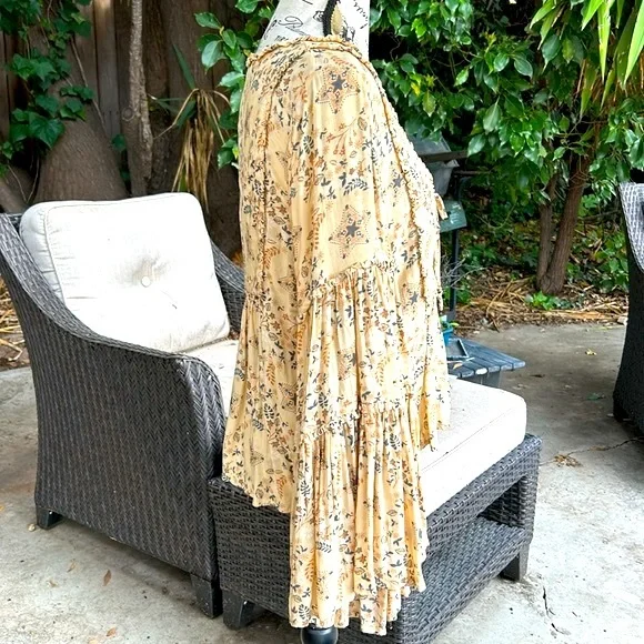 EUC Spell 💫Vintage Celestial Blouse in Cream size Large - Picture 5 of 10